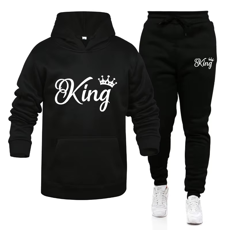 Hoodie Women Oversized - Conjunto de Moletom Unissex de Inverno