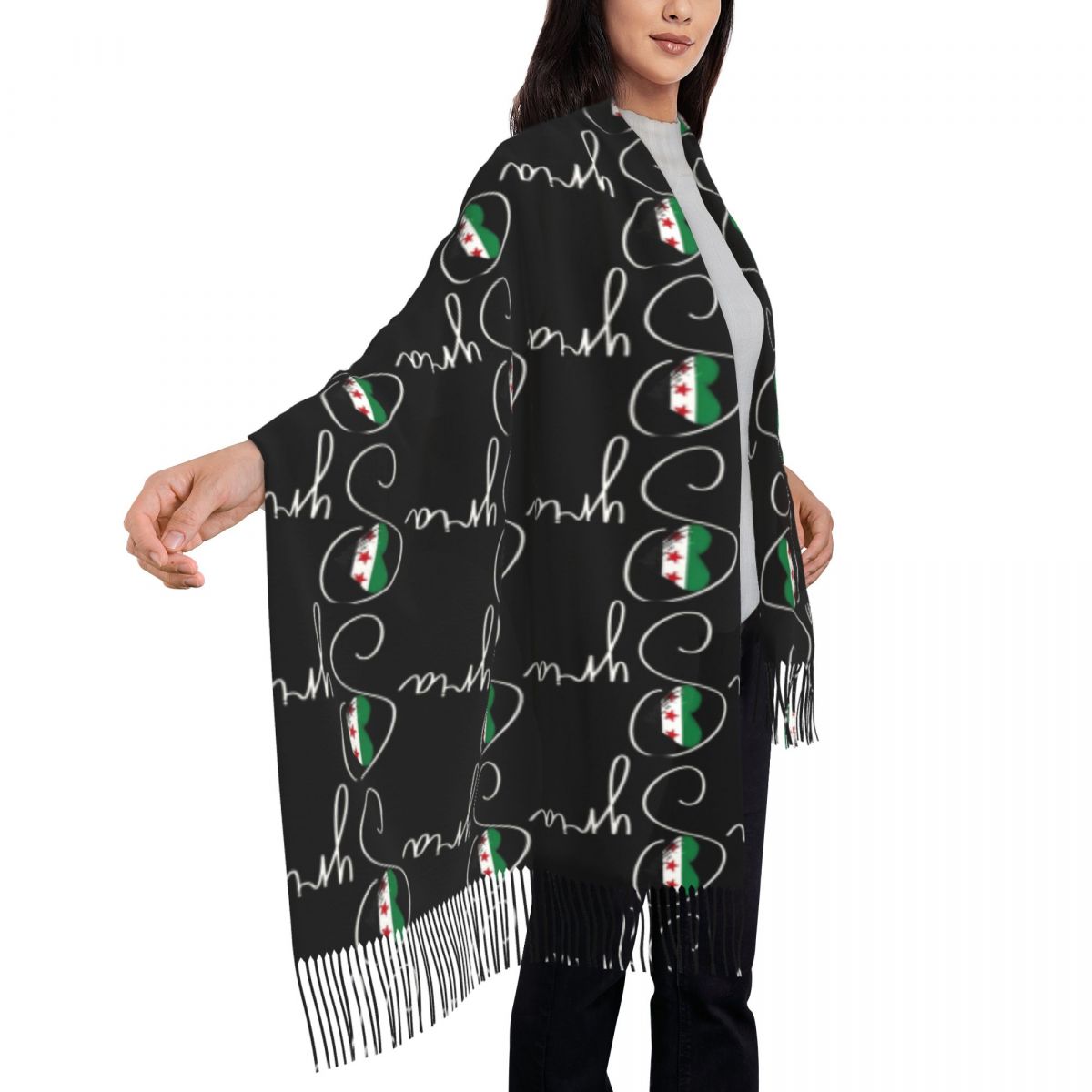 Women'S Fashion Revolution - Lenço macio quente inverno eu amo