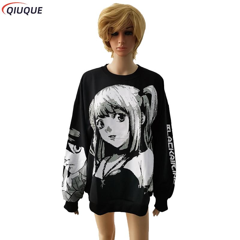 Hoodie Women Oversized - Anime death note misa amane hoodie