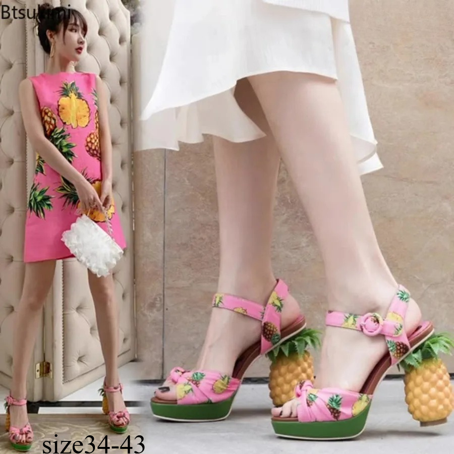 Women Fashion Fun - Sandálias Femininas Modernas e Divertidas com
