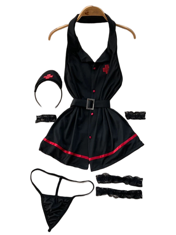 Women'S Fashion Belts - Vestido de Lingerie Sensual Erótica com