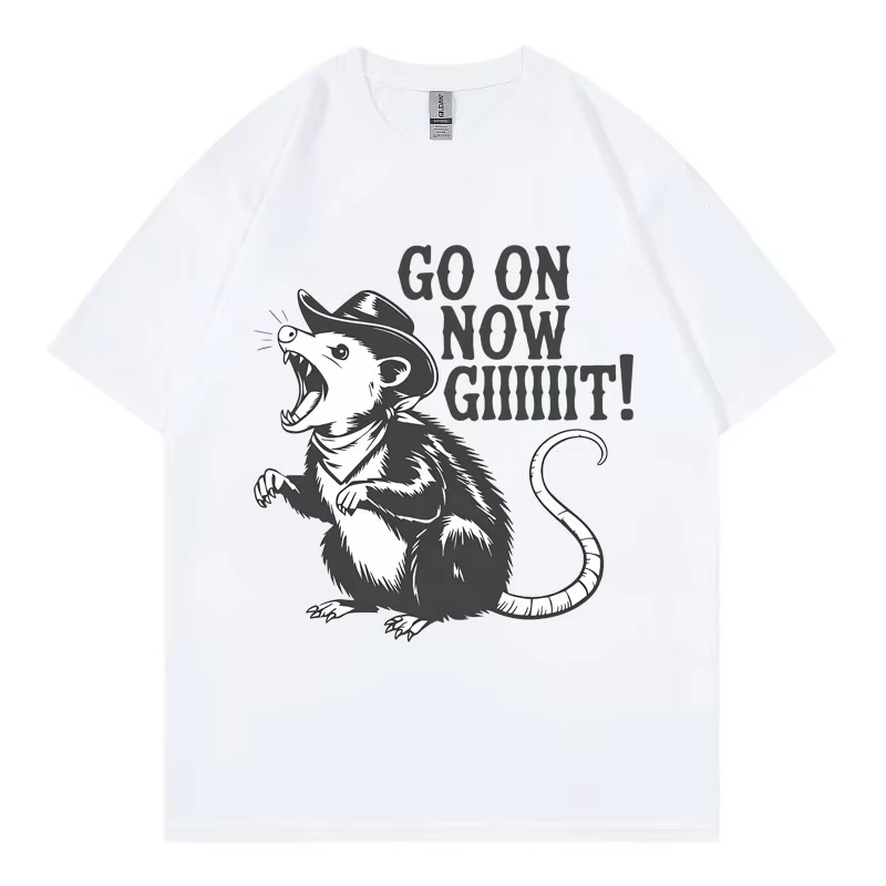 Women Fashion Now - Camiseta Engraçada com Meme de Opossum