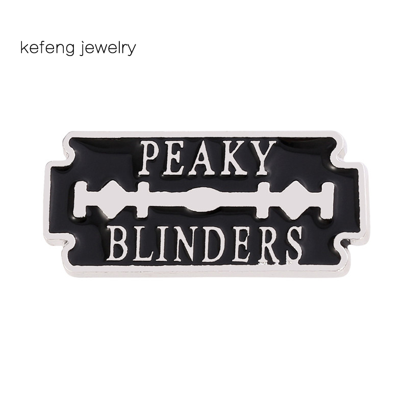 Women'S Fashion Peaky Blinders - Broche de Metal Esmaltado Peaky Blinder