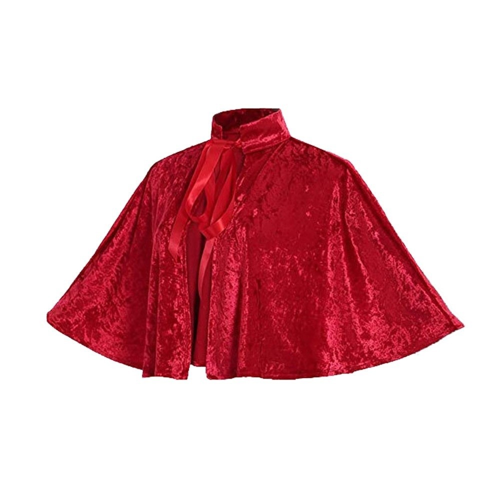 Women'S Fashion Victorian - Nova Capa de Veludo Vintage para