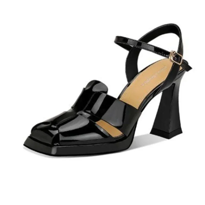 Women Fashion Outfits - Sandálias de salto alto feminino moda