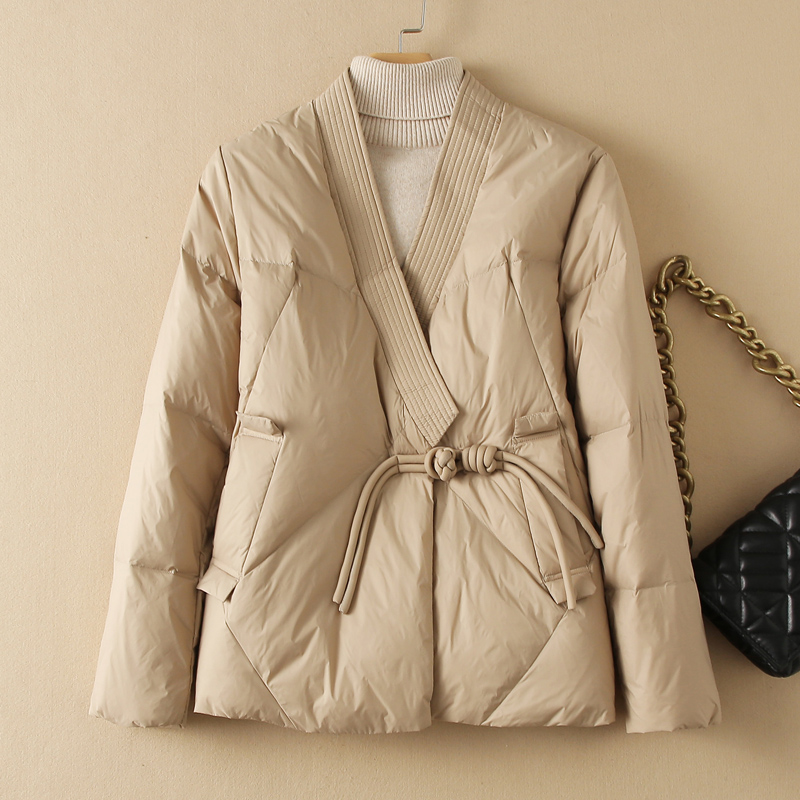 Women'S Fashion Parka - Sedutmo primavera oversize pato para baixo