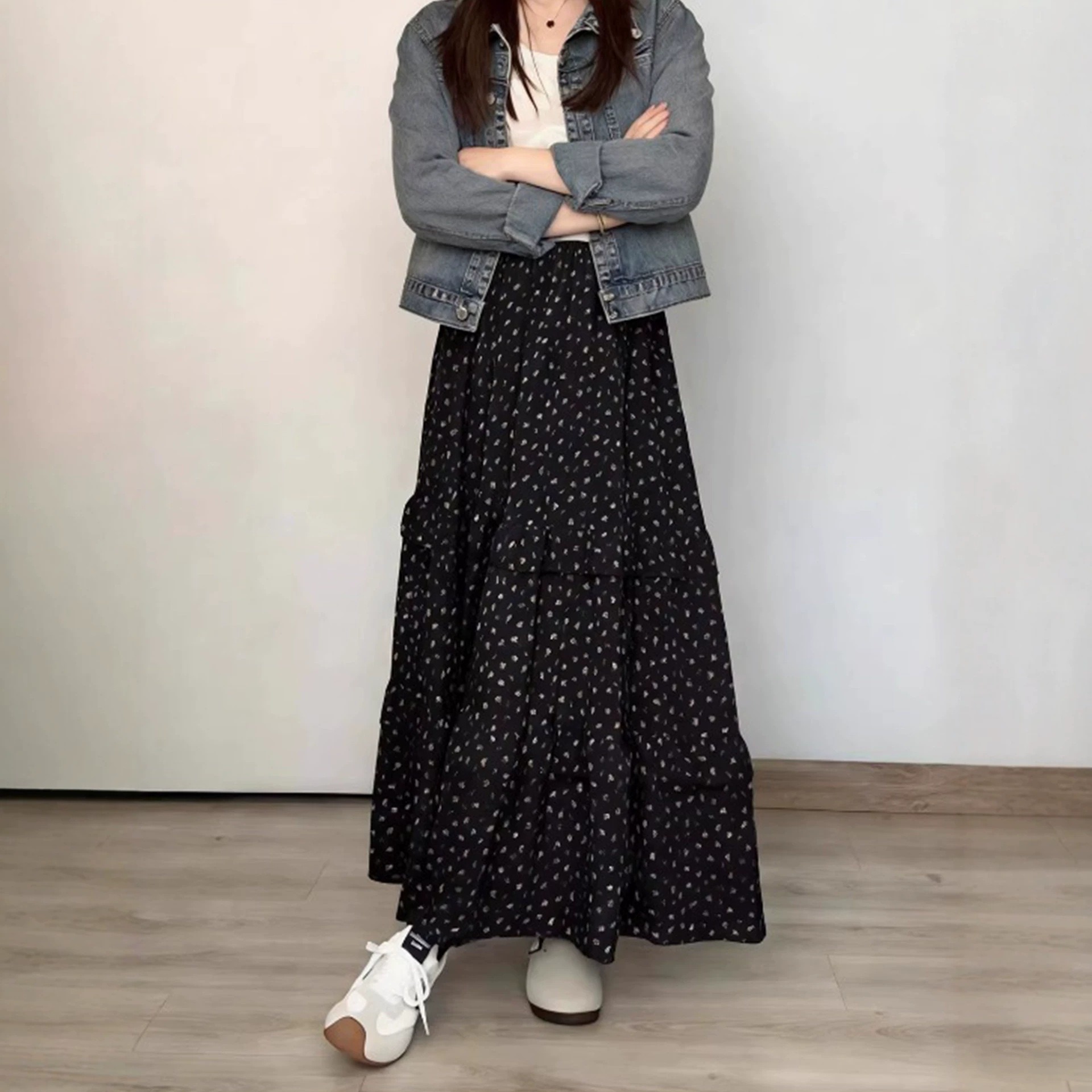 Saia midi floral para mulheres - Women'S Fashion Umbrella avaliação e preço