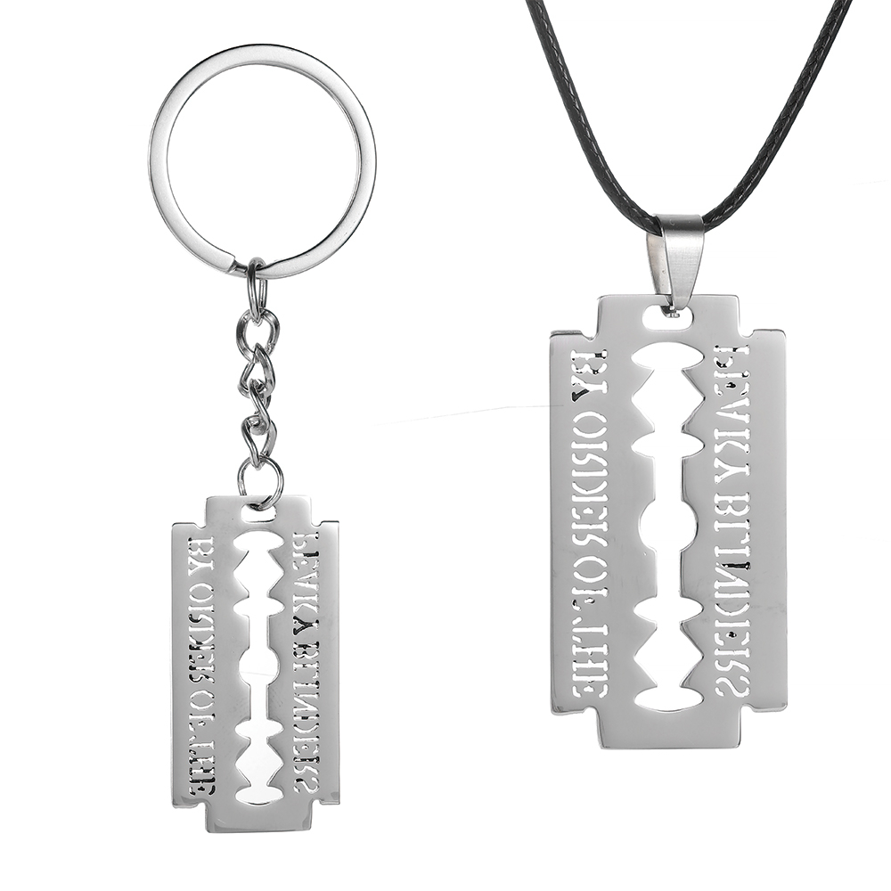 Chaveiro de lâmina de barbear, - Women'S Fashion Peaky Blinders avaliação e preço