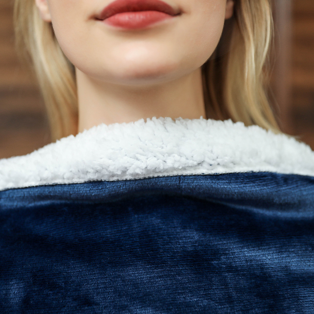 Cobertor de flanela super long - Hoodie Women Oversized avaliação e preço