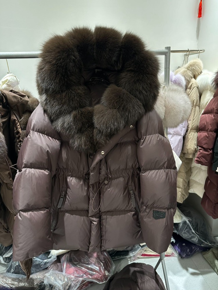 Pato branco para baixo casaco  - Women'S Fashion Parka avaliação e preço