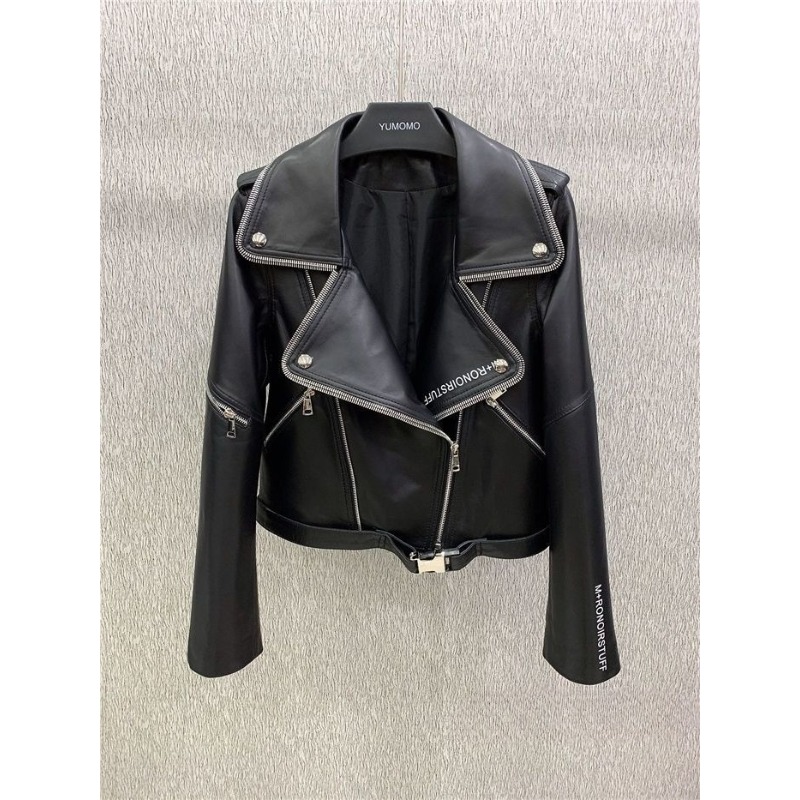 Casaco Feminino de Couro de Ca - Women Fashion Icon avaliação e preço