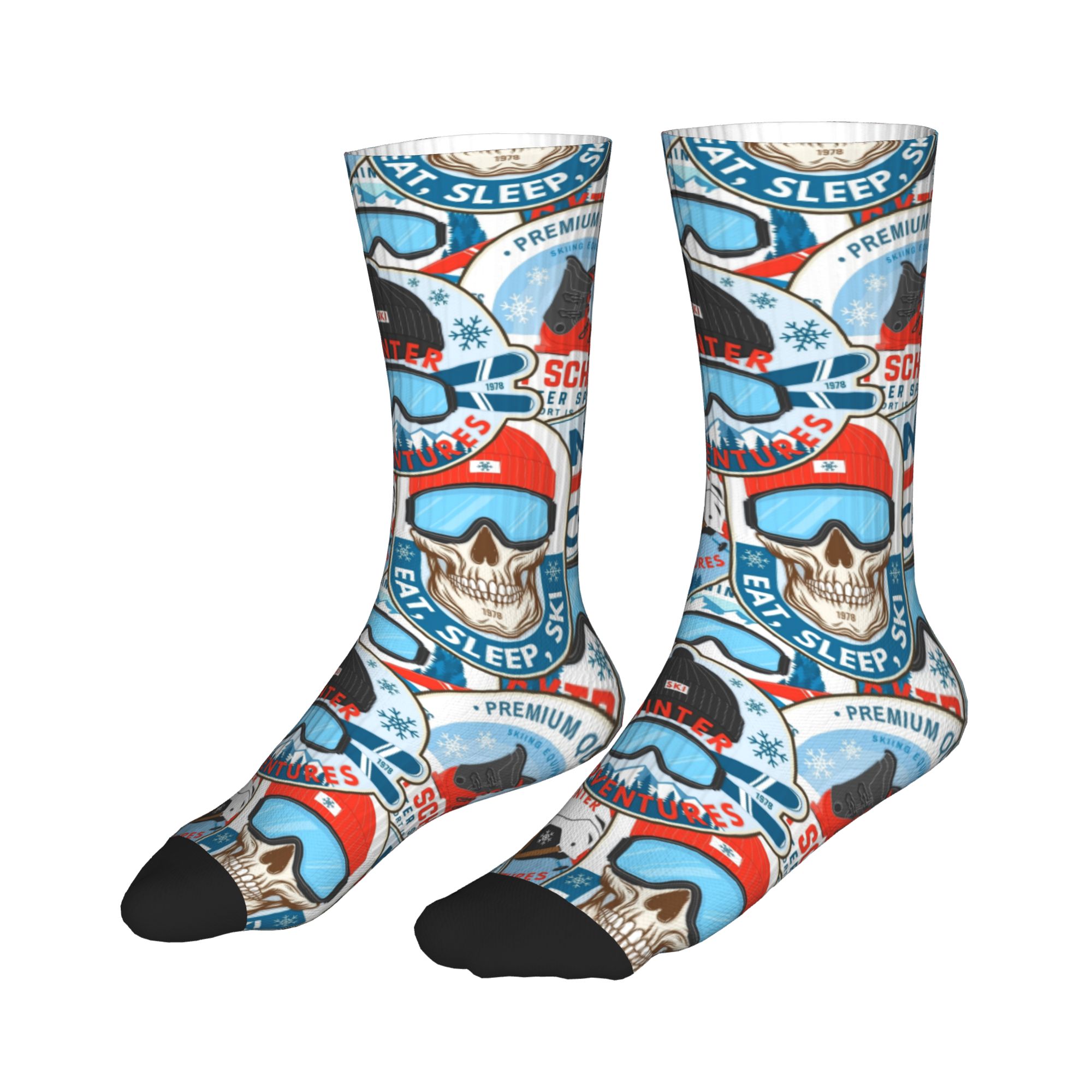 Meias de Vestir Vintage Vermel - Women'S Fashion Socks avaliação e preço