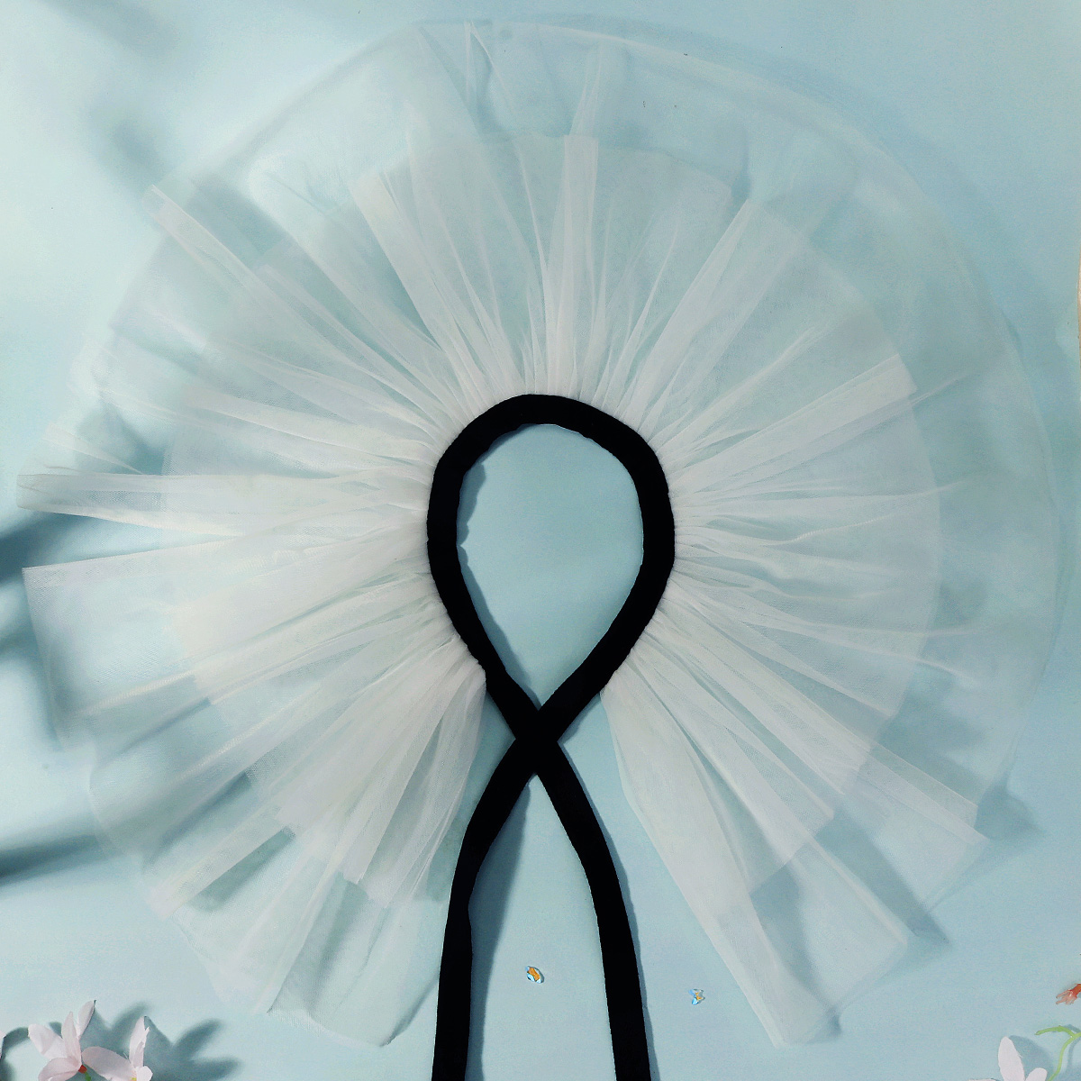 Moda tule plissado colar para  - Women'S Fashion Victorian avaliação e preço