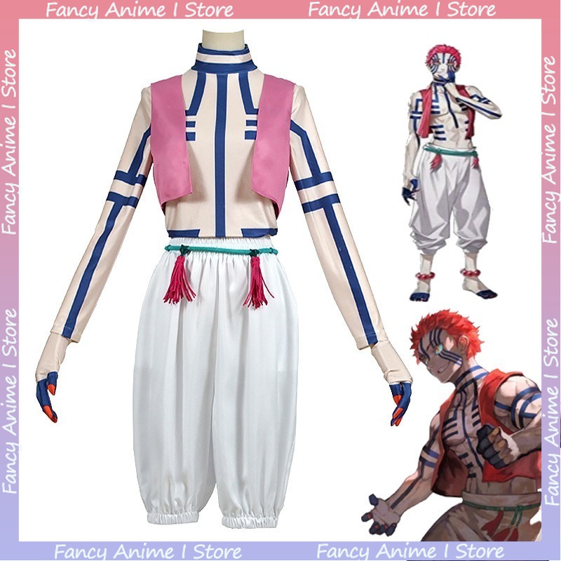 Fantasia de Cosplay Akaza de A - Women'S Fashion Trousers avaliação e preço