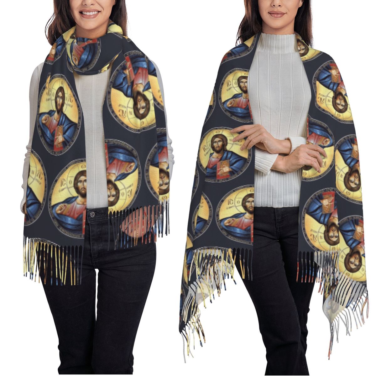 Cristo pantocrator ícone ortod - Women Fashion Icon avaliação e preço