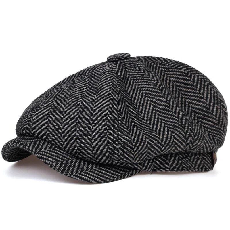 Bonés Newsboy de Tweed Estilo  - Women'S Fashion Peaky Blinders avaliação e preço
