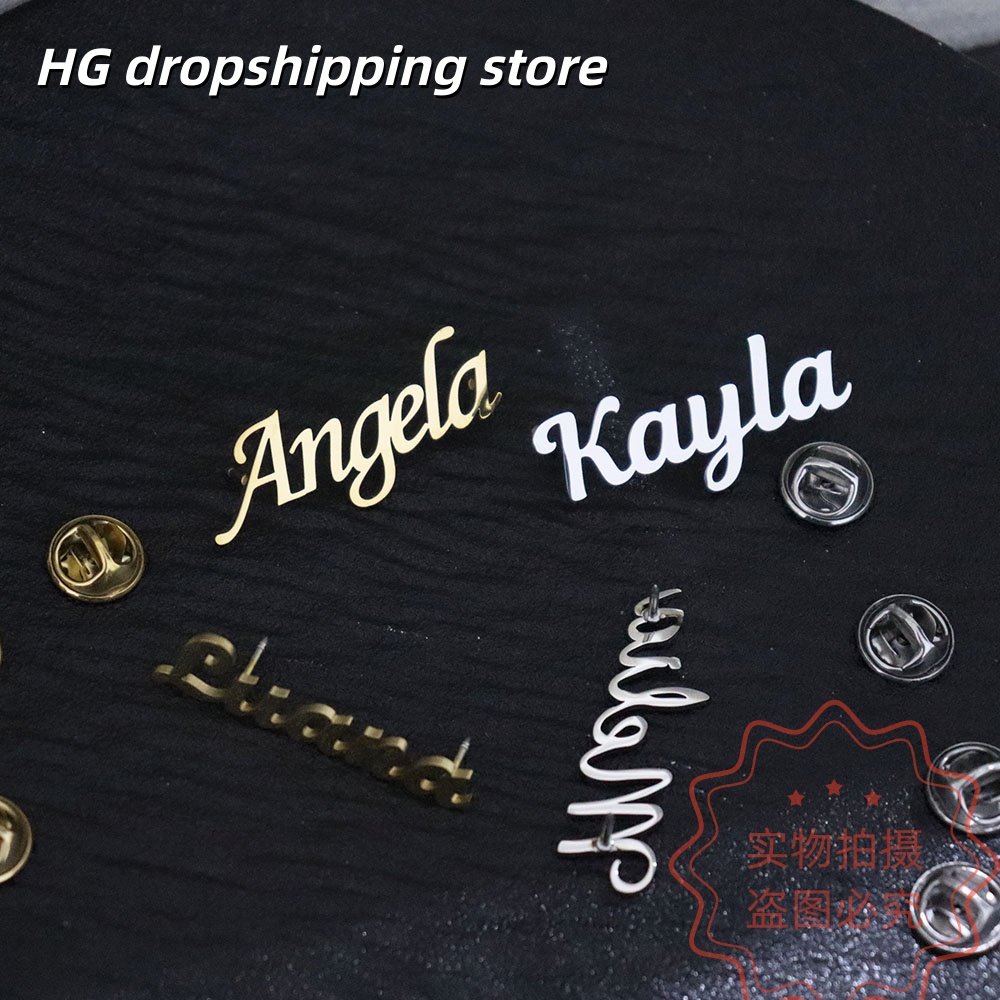 Broche com placa de identifica - Women Fashion Fun avaliação e preço