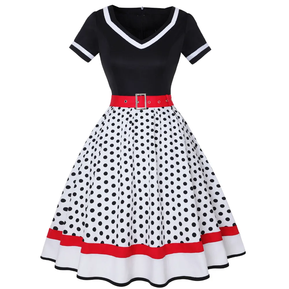 Vintage com decote em v manga  - Women'S Fashion In The 50S avaliação e preço