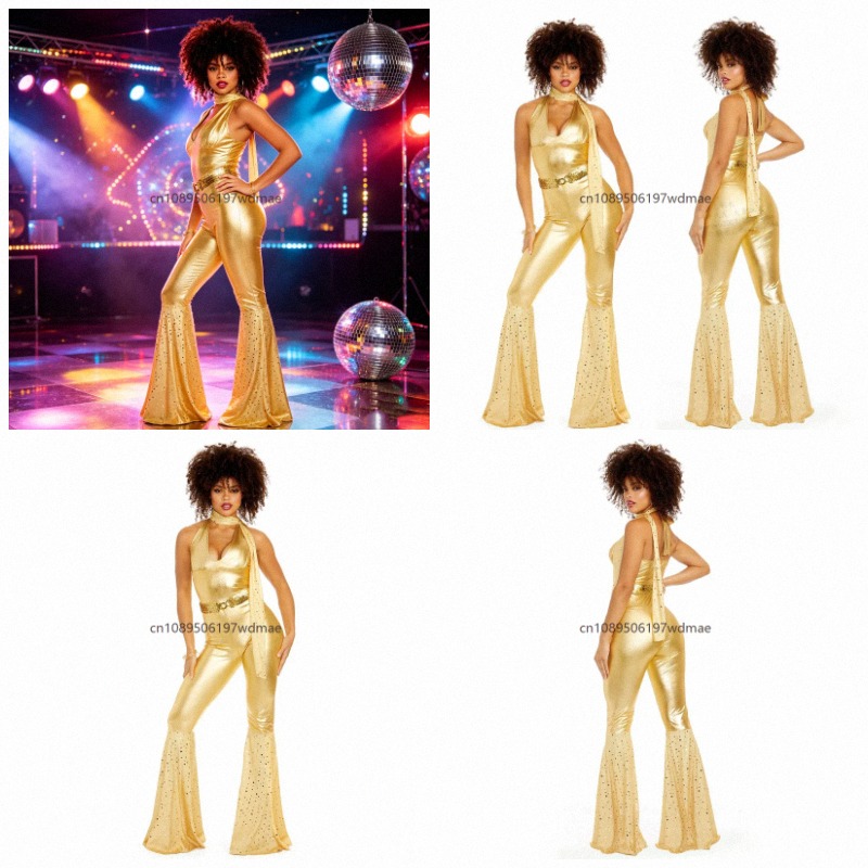 Fantasia Retrô Disco Anos 70,  - Women'S Fashion In The 70S avaliação e preço