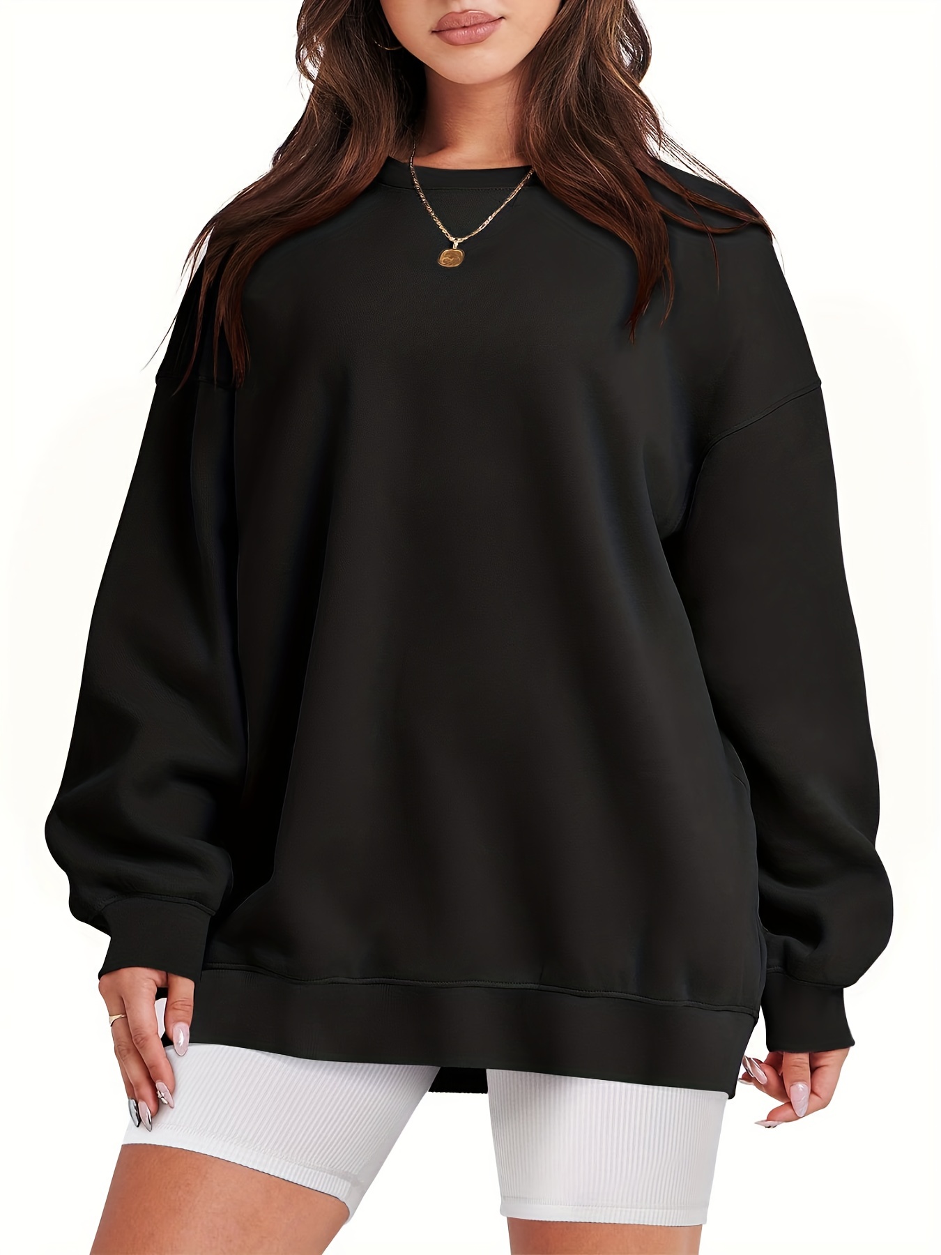 Moletom com capuz feminino plu - Hoodie Women Oversized avaliação e preço