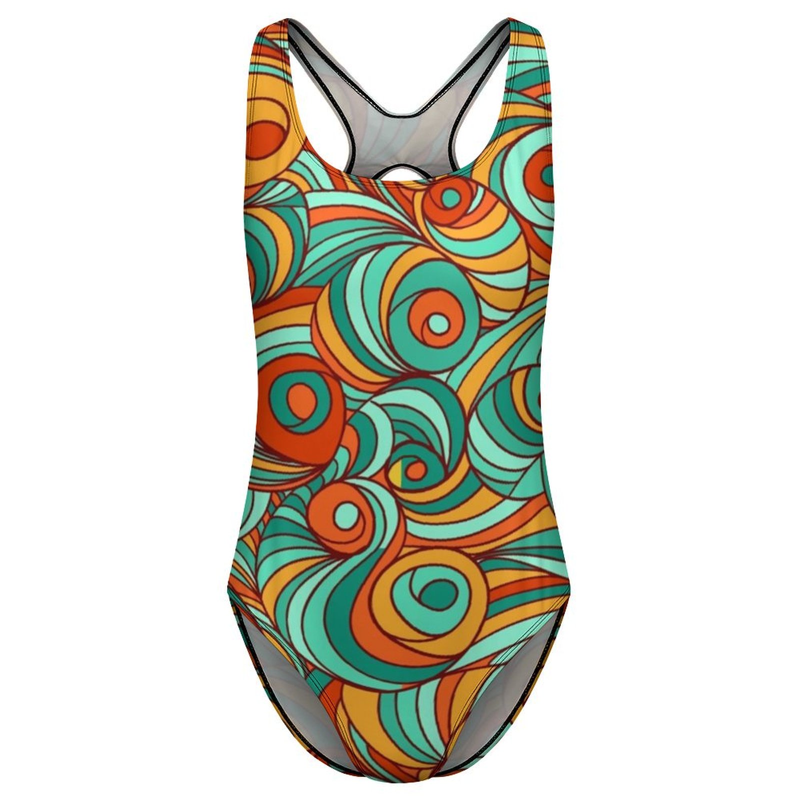 Swirling retro 70s maiô sexy l - Women'S Fashion In The 70S avaliação e preço