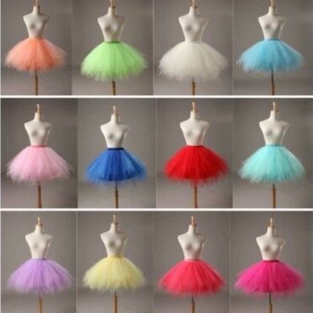 Saia Tutu de Cintura Elástica  - Women'S Fashion In The 50S avaliação e preço