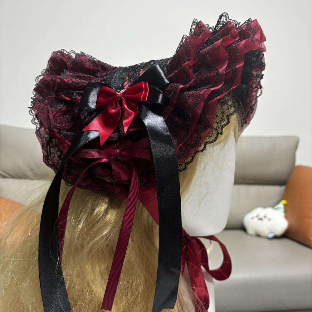 Boné Lolita Original Preto Ver - Women'S Fashion Victorian avaliação e preço