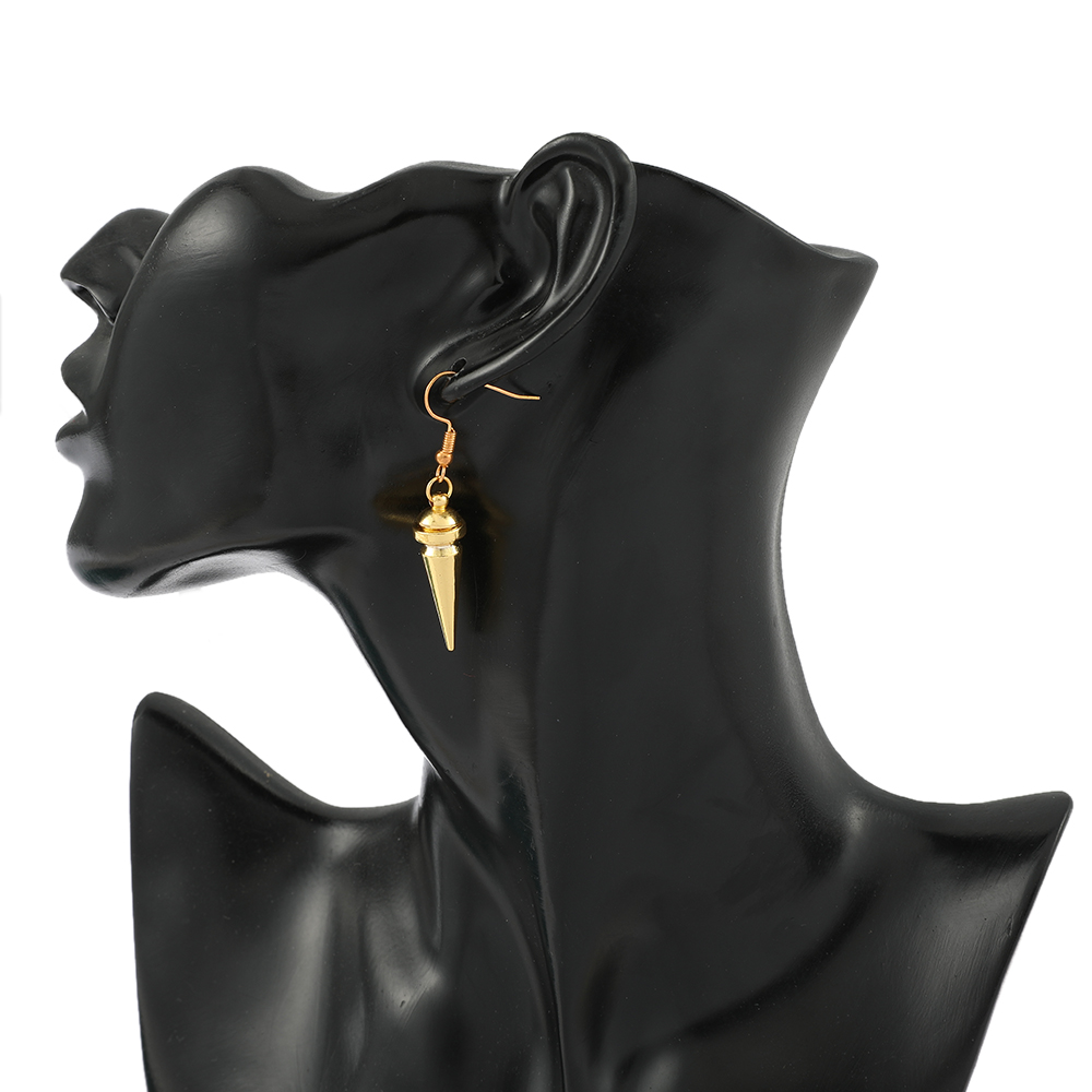 Brinco Minimalista Dourado de  - Women'S Fashion Earrings avaliação e preço