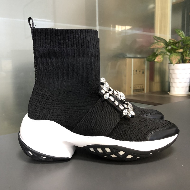 Tênis Chunky de Luxo com Stras - Women'S Fashion Socks avaliação e preço