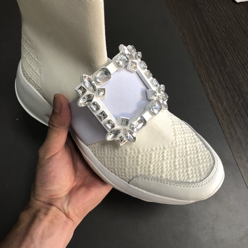 Tênis Chunky de Luxo com Stras - Women'S Fashion Socks avaliação e preço