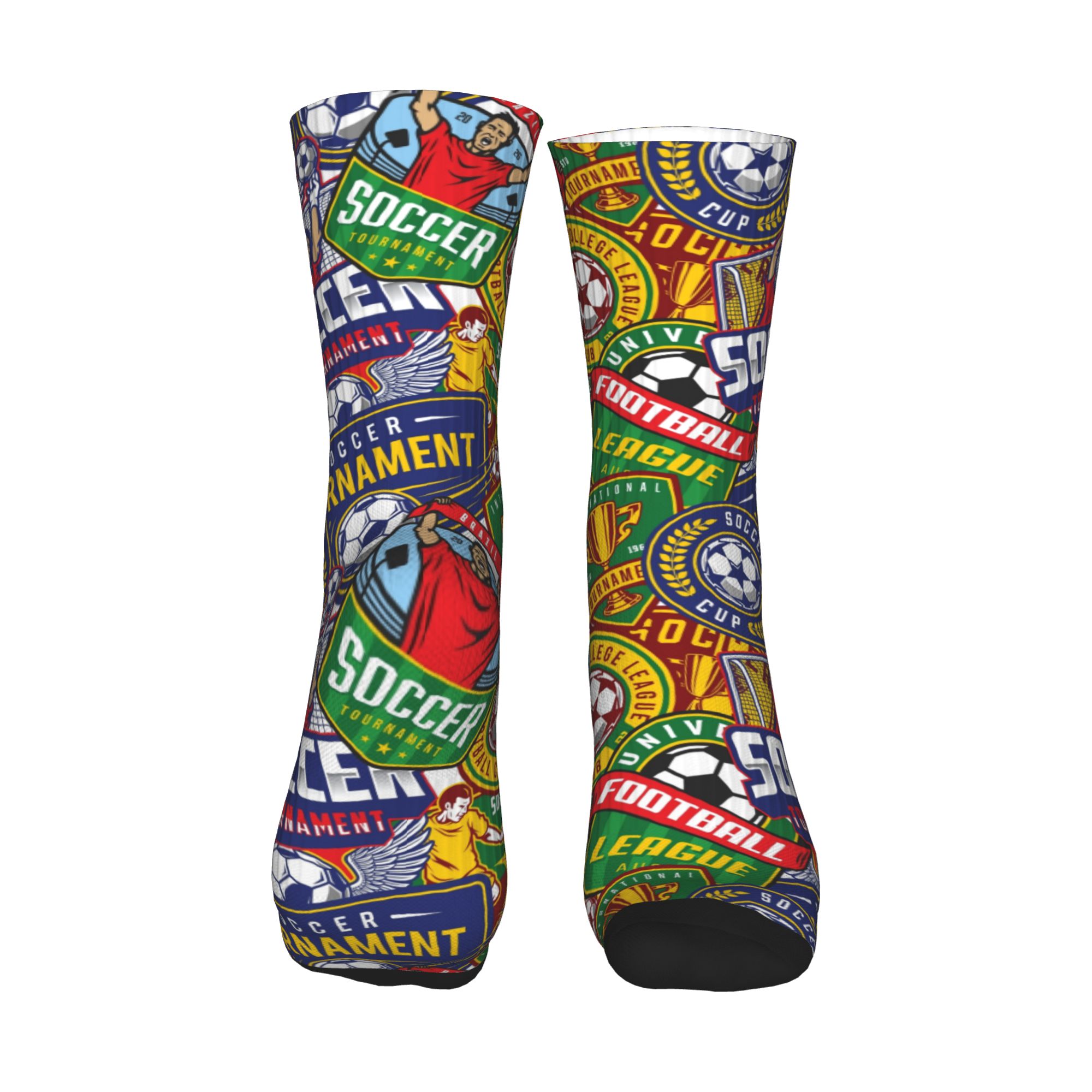 Meias de Futebol Retrô com Est - Women'S Fashion Socks avaliação e preço