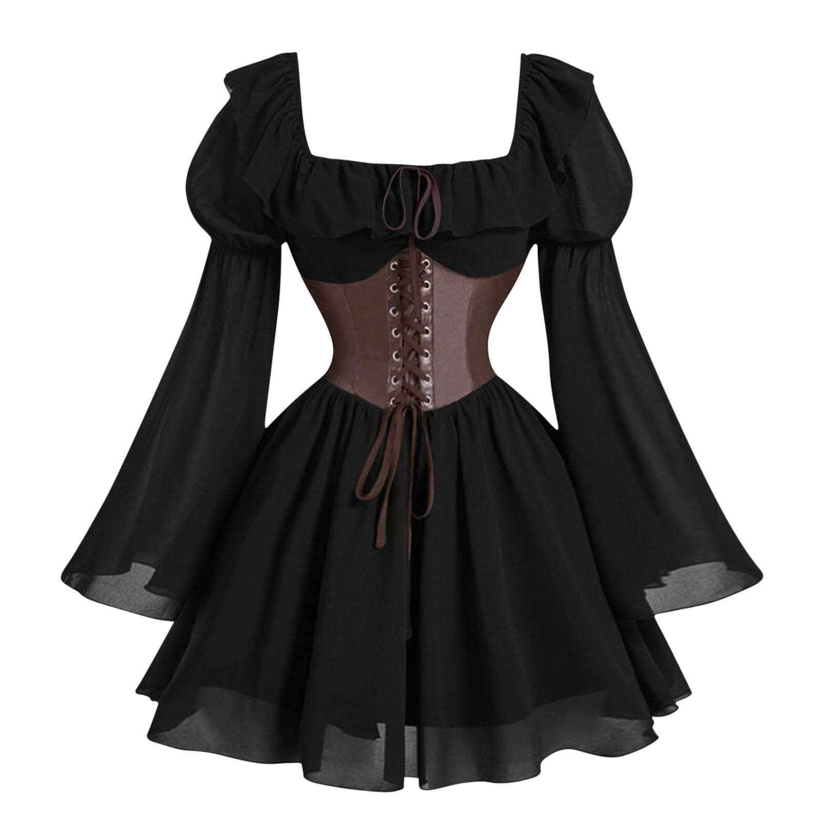 Vestido medieval renascentista - Women'S Fashion Victorian avaliação e preço