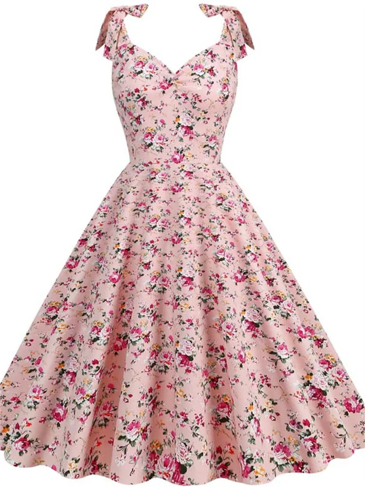 Vestido floral de escritório f - Women'S Fashion In The 50S avaliação e preço