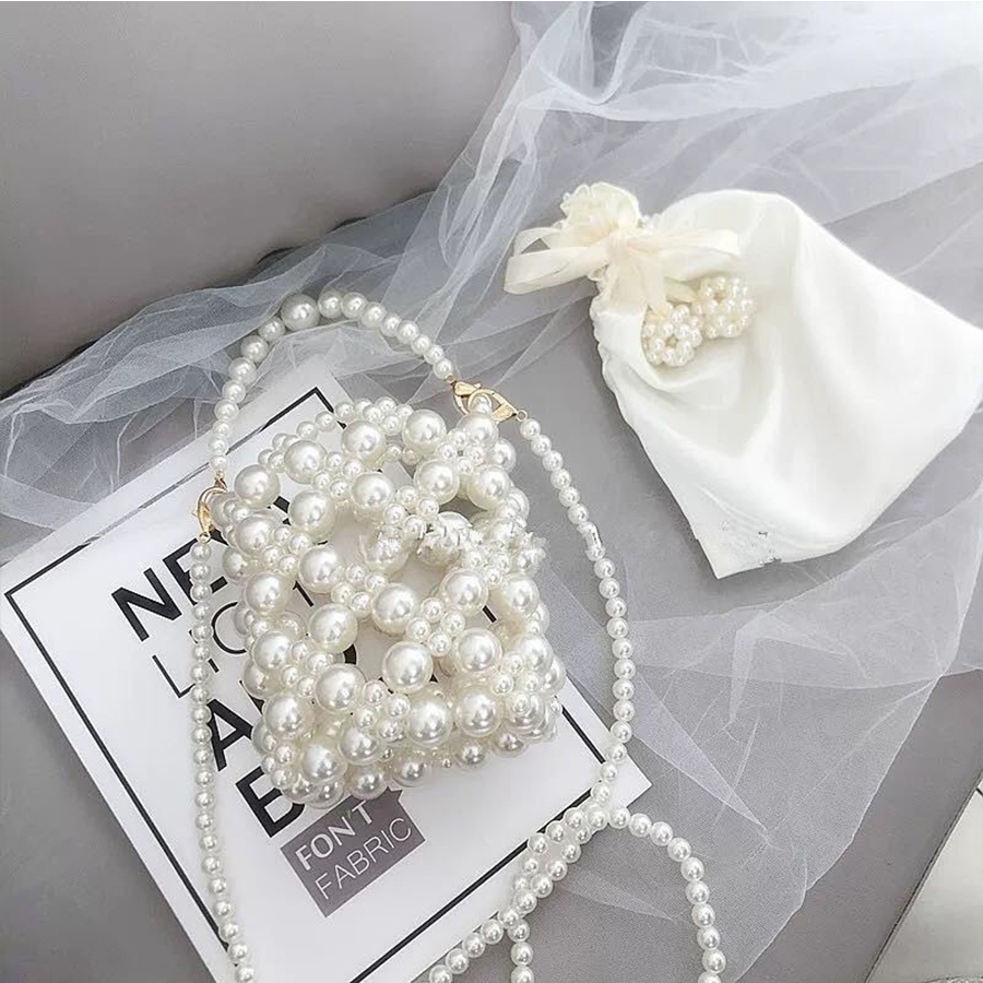 Malas crossbody pérola para mu - Coin Purse Women avaliação e preço