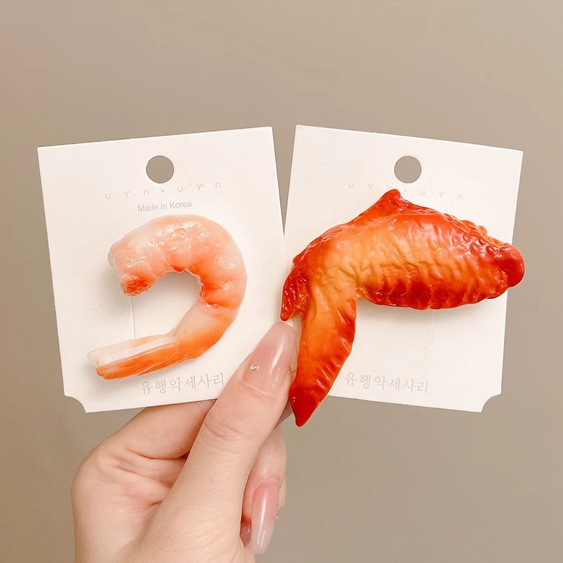 Grampo de cabelo de comida sim - Women Fashion Fun avaliação e preço