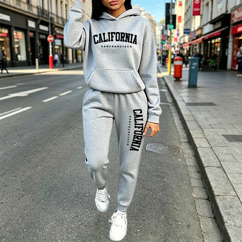 Conjunto de Moletom Casual Urb - Women'S Fashion For 2026 avaliação e preço