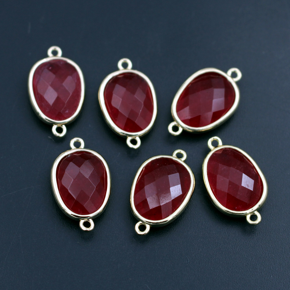 10 pçs moda facetada conectore - Women'S Fashion Earrings avaliação e preço