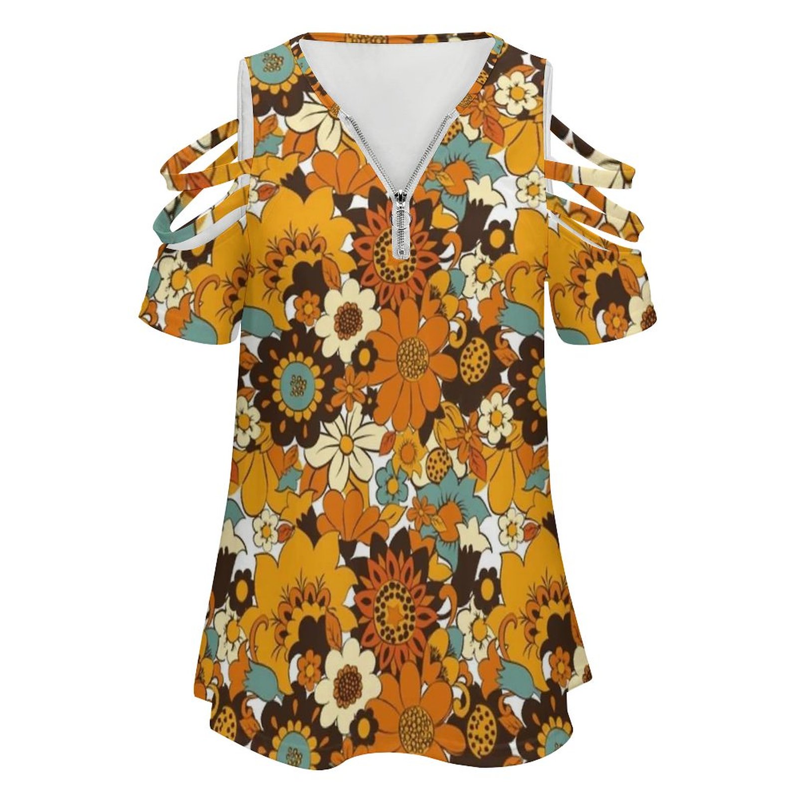 60 70S S Retro Flower Power, T - Women'S Fashion In The 70S avaliação e preço