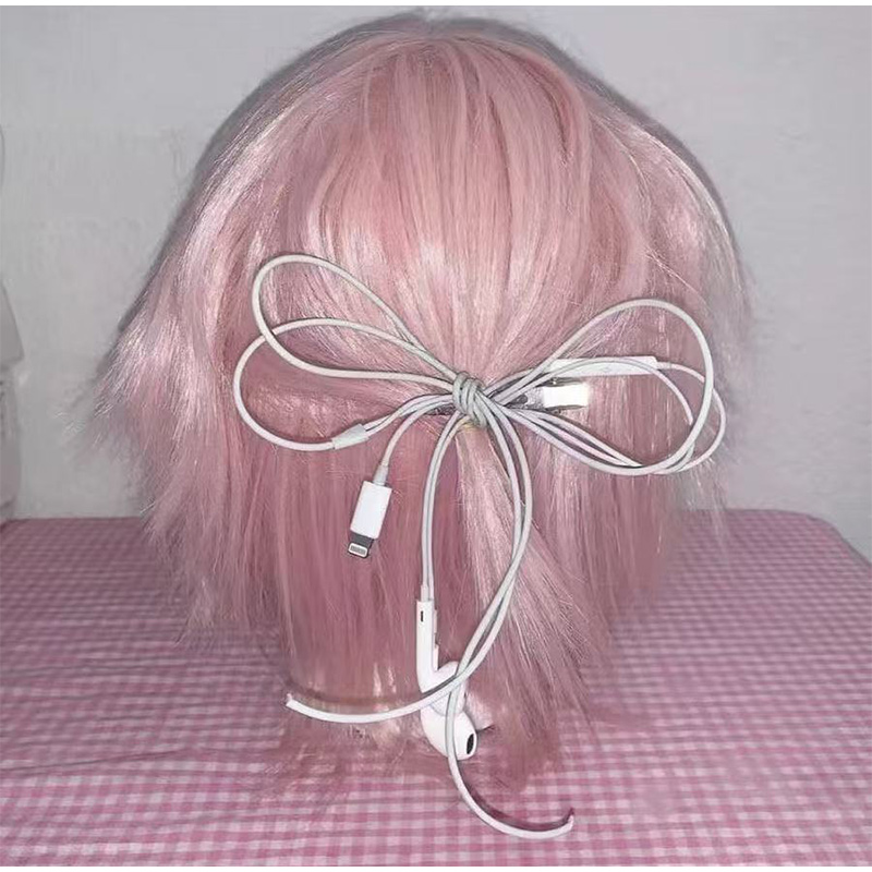 Clipe de Cabelo em Forma de Fi - Women'S Y3K Fashion avaliação e preço