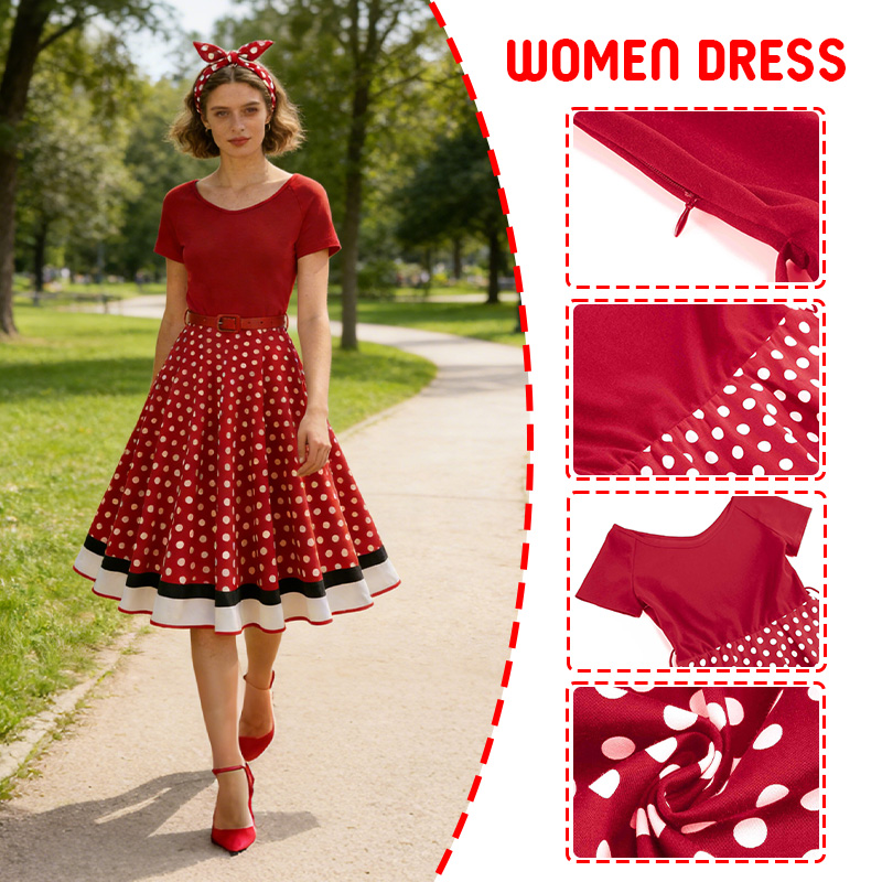 Vestidos Vintage de Verão para - Women'S Fashion In The 50S avaliação e preço